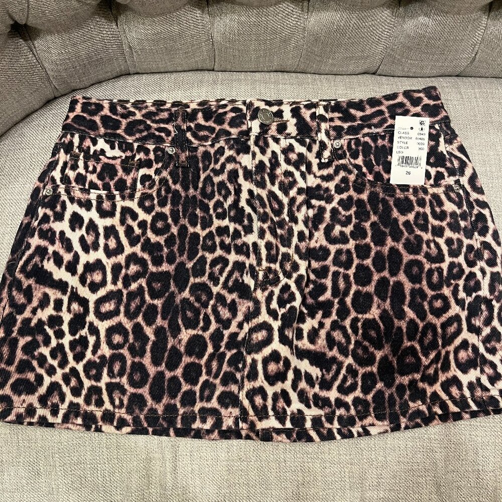 Pacsun Leopard Skirt